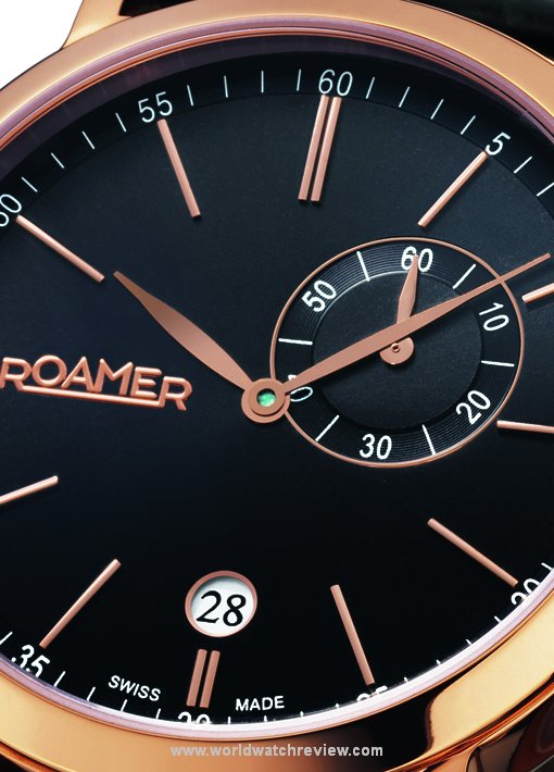 Roamer Vanguard Quartz (dial, detail)