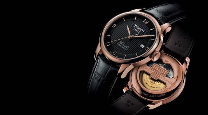 Tissot Le Locle Automatc Chronometer Edition in PVD rose gold (ref. T006.408.36.057.00) watch