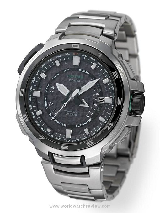 Casio ProTrek All-Analog PRX-7000T solar-powered quartz