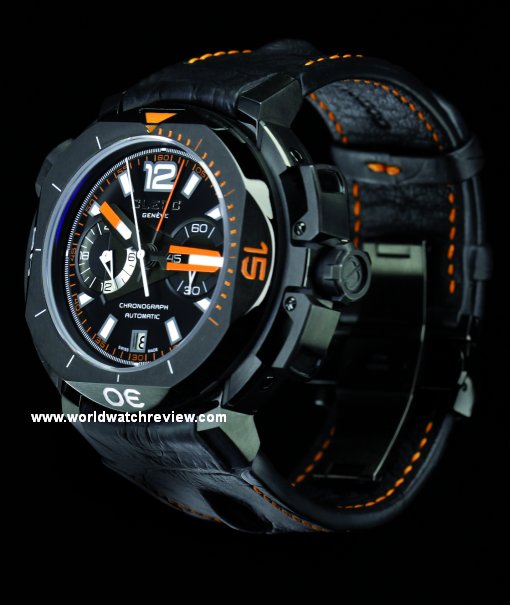 Clerc Hydroscaph Limited Edition Central Chronograph in Black DLC
