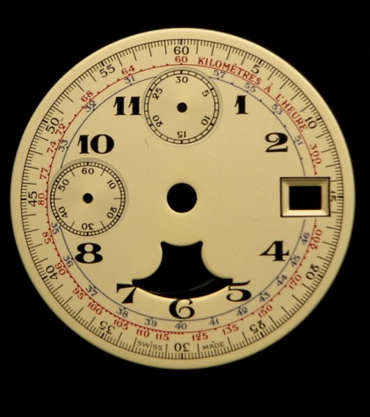 ETA Valjoux 7768 stock dial