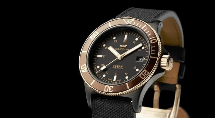 Glycine Combat Golden Eye Automatic diving watch (Ref. 3863.399 C6-TBA9)
