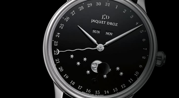 Jaquet Droz The Eclipse Onyx in Stainless Steel (Ref. J012630270) automatic watch