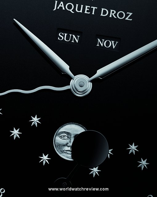 Jaquet Droz The Eclipse Onyx (J012630270, dial, fragment)