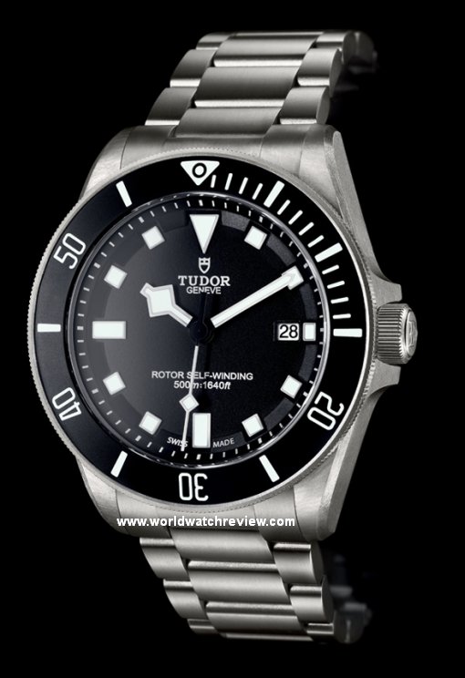 Tudor Pelagos Diver Titanium 500M (front view)