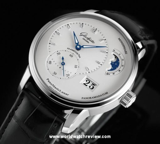 2012 Glashutte Original PanoMaticLunar in Stainless Steel