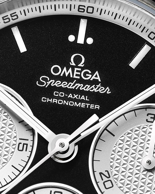 Omega Speedmaster Racing Chronograph (dial, fragment)