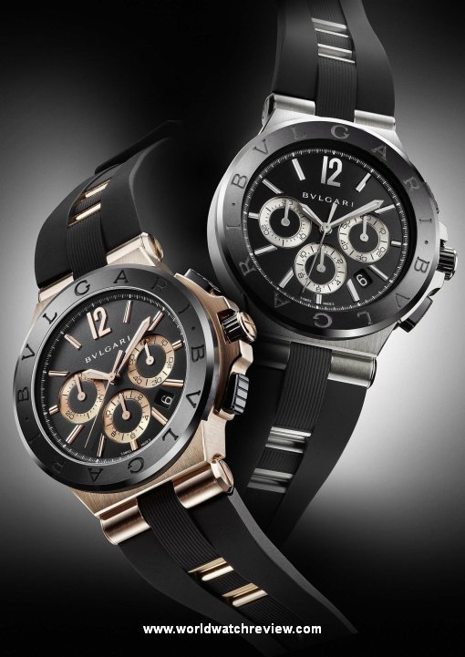 Bvlgari Diagono Ceramic Chronograph (group photo)