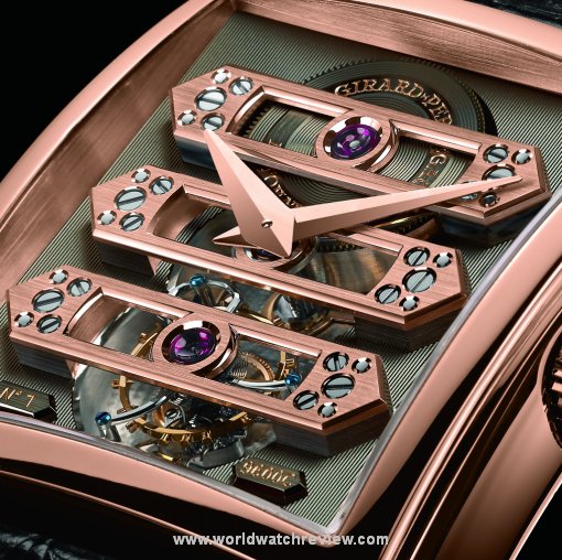 Girard-Perregaux 1945 Tourbillon Three Gold Bridges (dial)