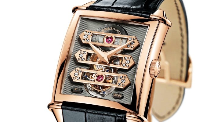 Girard-Perregaux Vintage 1945 Tourbillon Three Gold Bridges (Ref. 99880-52-001-BA6A) automatic watch