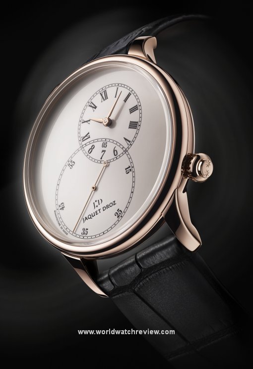 Jaquet Droz Grande Seconde Off-Centered Ivory Enamel (J006033200) in red gold