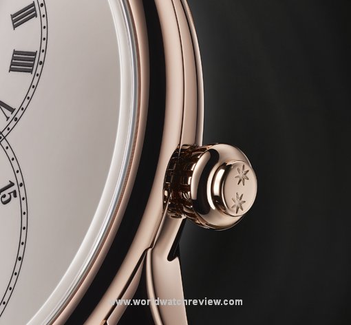 Jaquet Droz Grande Seconde Off-Centered (setting crown)