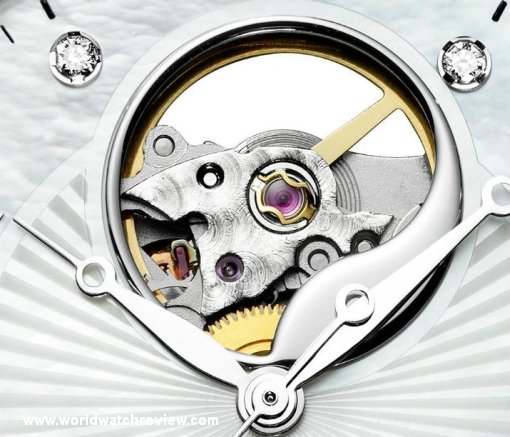 Raymond Weil Lady Maestro Open Heart (visible balance wheel)
