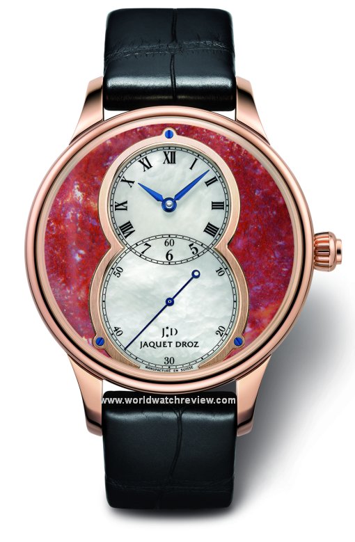 Jaquet Droz Grande Seconde Minerals (red moss agathe dial)