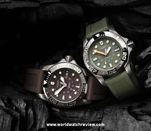 Victorinox Swiss Army Dive Master 500 (automatic (left) and quartz (right))