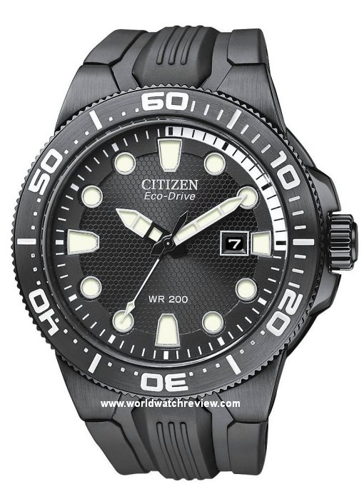 Citizen Scuba Fin Eco Drive 200M Solar Powered Diver WWR