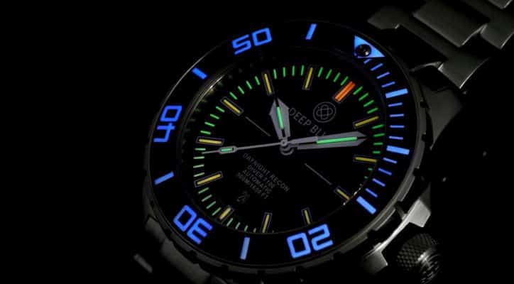 Deep Blue Daynight Recon 500M automatic diving watch