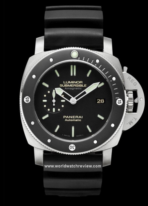 SIHH 2013: Panerai Luminor Submersible 1950 Amagnetic Titanium PAM 389