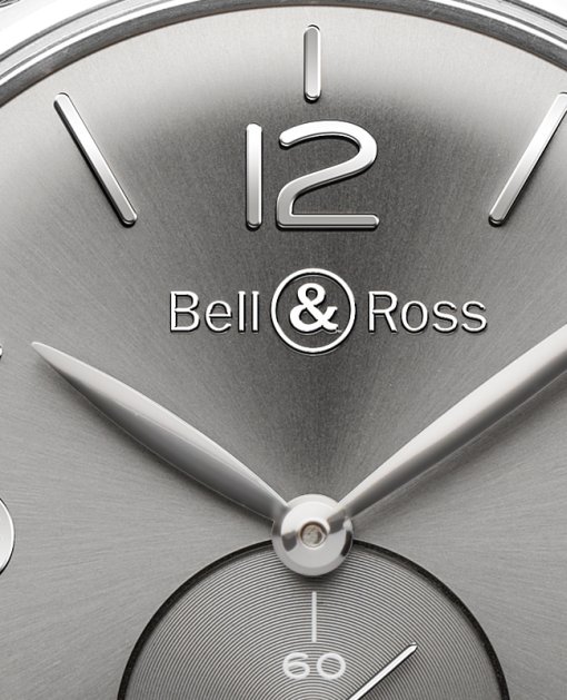 Bell & Ross WW1 Argentium Hand-Wound watch (ruthenium dial, fragment)