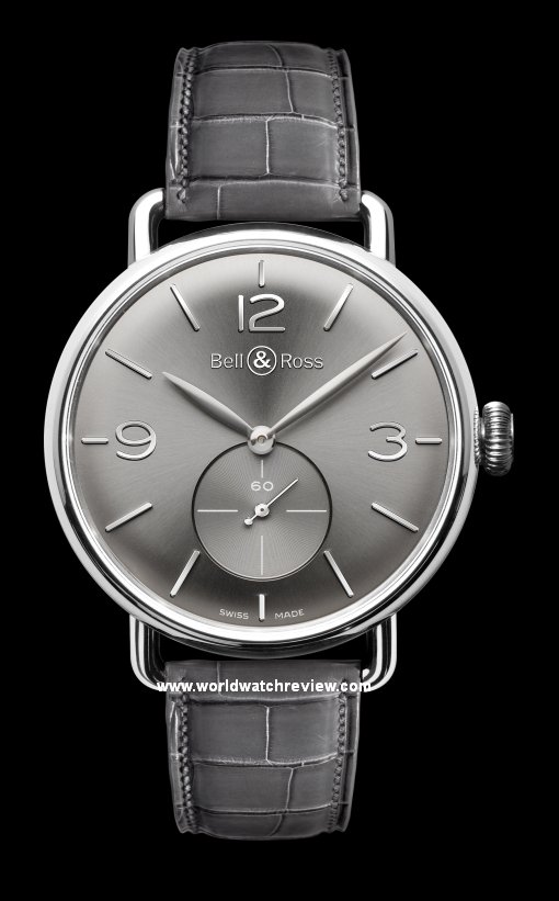 Bell & Ross WW1 Argentium Hand-Wound (ruthenium dial)