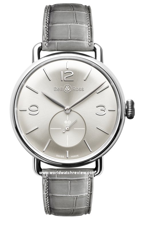 Bell & Ross WW1 Argentium Hand-Wound watch (silver dial)