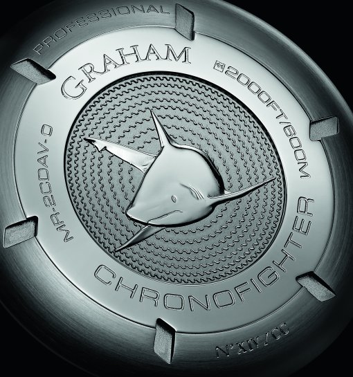 Graham Chronofighter Prodive Professional 600M (Ref. 2CDAV-B02A, solid case back)