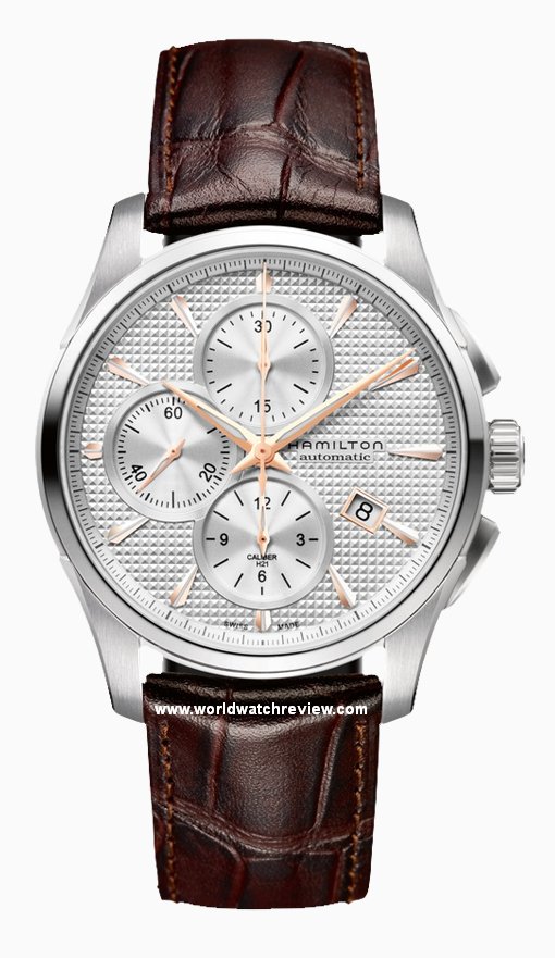 Hamilton Jazzmaster Auto Chrono (front view)