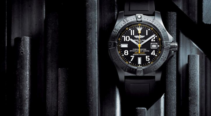 Breitling Avenger Seawolf Blacksteel Code Yellow Limited Edition automatic watch