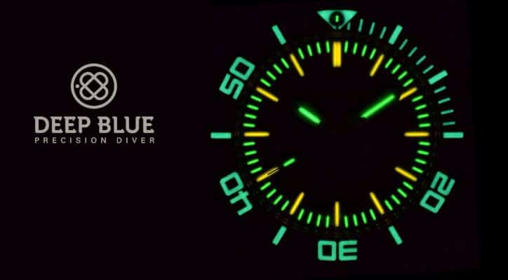 Deep Blue Daynight Recon T100 White 500M Automatic watch