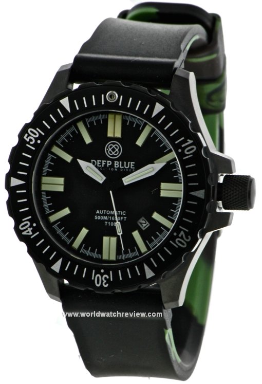 Deep Blue DayNight T100 OPS Diver automatic watch
