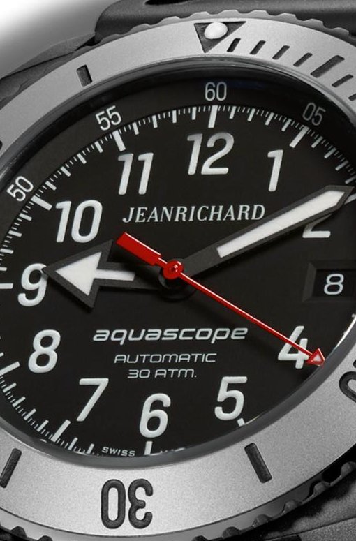 JeanRichard Aquascope Diver Monocoque (dial fragment)