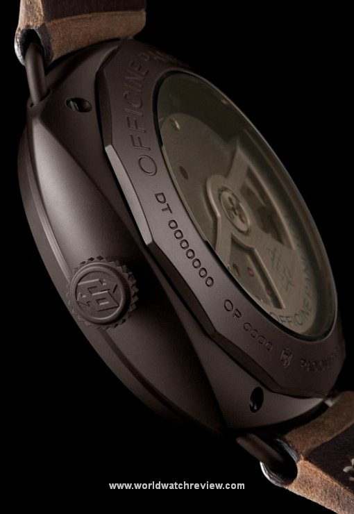 Panerai Radiomir Composite Black Seal 3 Days (side view)