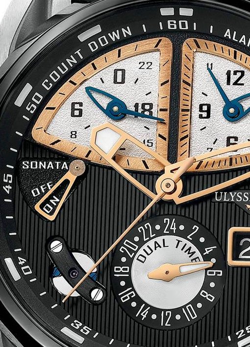 Ulysse Nardin Sonata Streamline (dial fragment)