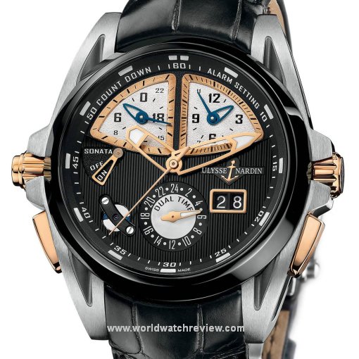 Ulysse Nardin Sonata Streamline in Titanium and Rose Gold