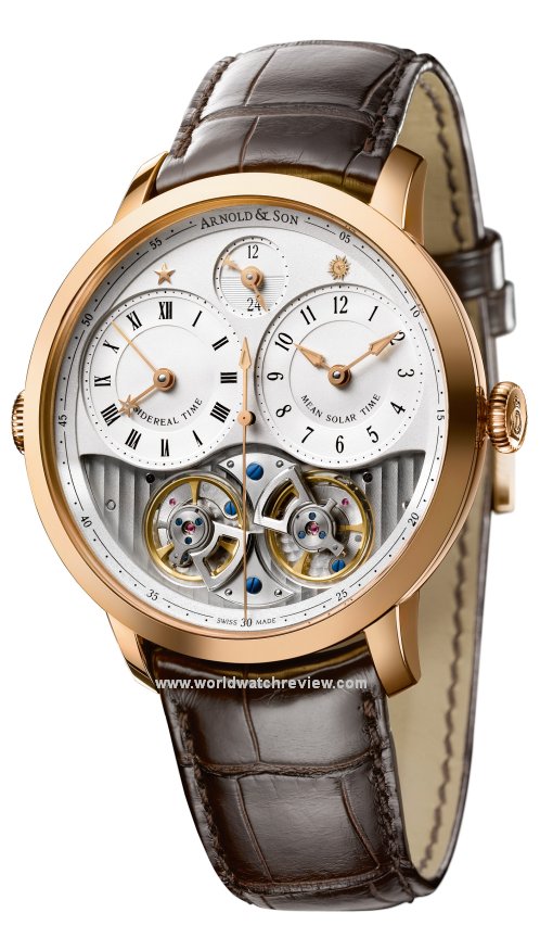 Arnold & Son DBS Double Balance & Sidereal Time (Ref. 1DSAP.W01A.C120P) in rose gold