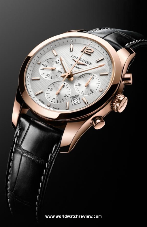 Longines Conquest Classic Chronograph in rose gold