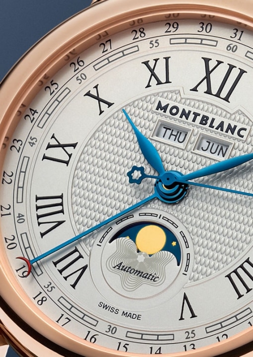 Montblanc Star Quantieme Complet (dial fragment)