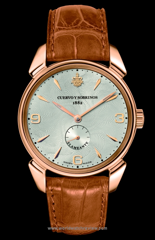 Cuervo Y Sobrinos Historiador Flameante dress watch (front)