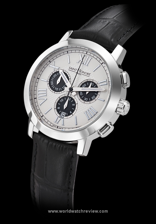 Saint Honore Trocadero Chronograph watch in a stainless steel case