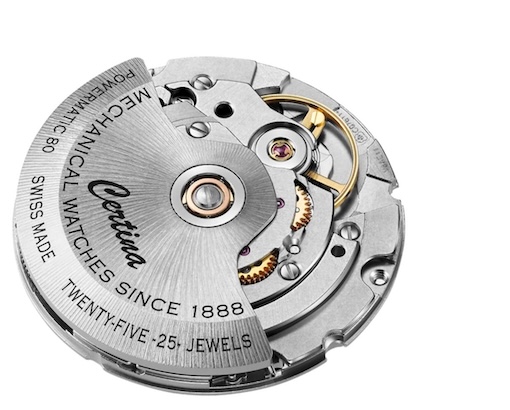 The Certina Powermatic 80 caliber