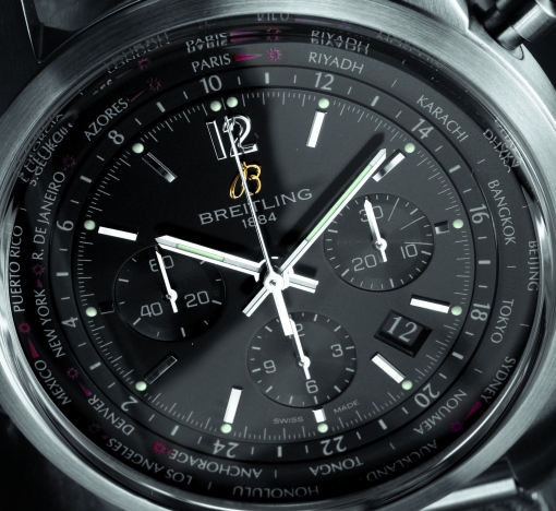 Breitling Transocean Unitime Pilot Chronograph (black dial)