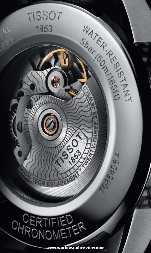 Tissot Luxury Automatic Chronometer (sapphire case back)