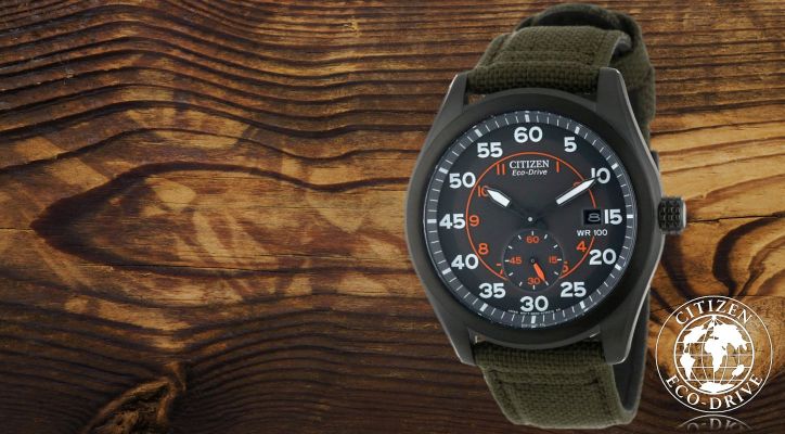 Citizen Eco-Drive Military Sub-Seconds (Ref. BV1085-22H) Quartz watch