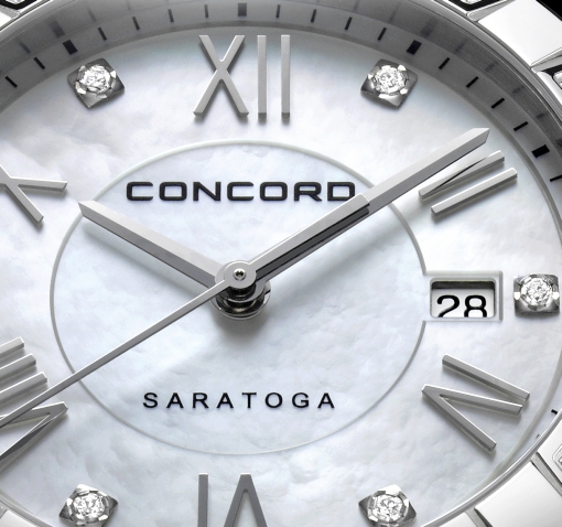 Concord Saratoga Lady White (mother-of-pearl dial)