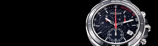 Saint Honore Worldcode Chronograph in Black Ceramic