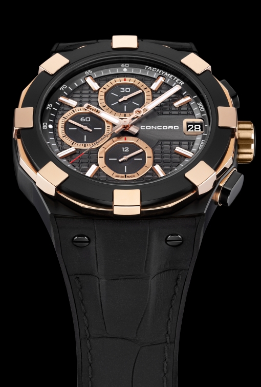 Concord C1 Chronograph Black & Gold (0320227)