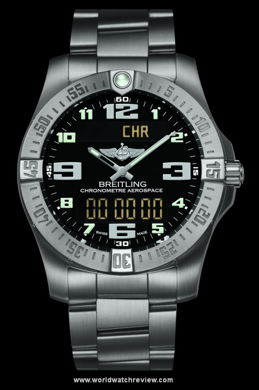 Breitling Aerospace Evo SuperQuartz (front view)