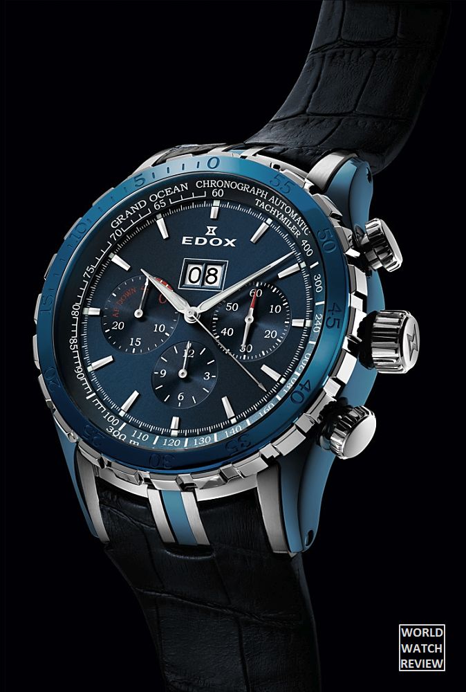 Edox Grand Ocean Extreme Sailing Series (blue PVD)