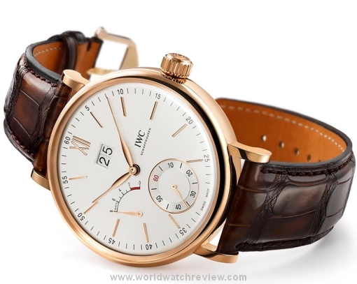 IWC Portofino Hand-Wound Big Date Boutique Edition in rose gold