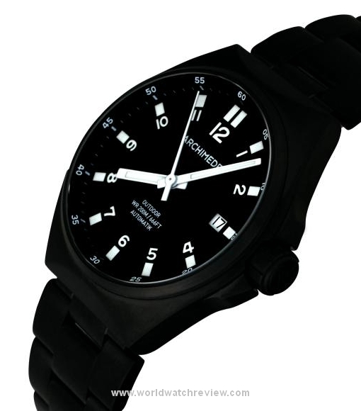 Archimede Outdoor Black in black PVD